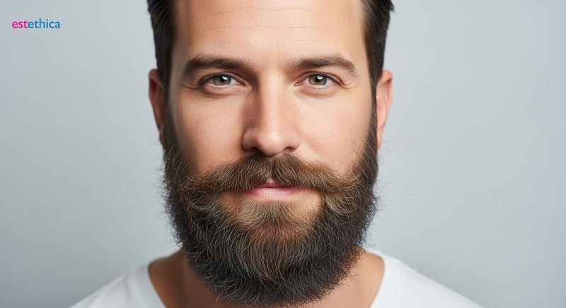 Folículos fuertes para trasplante de barba exitoso