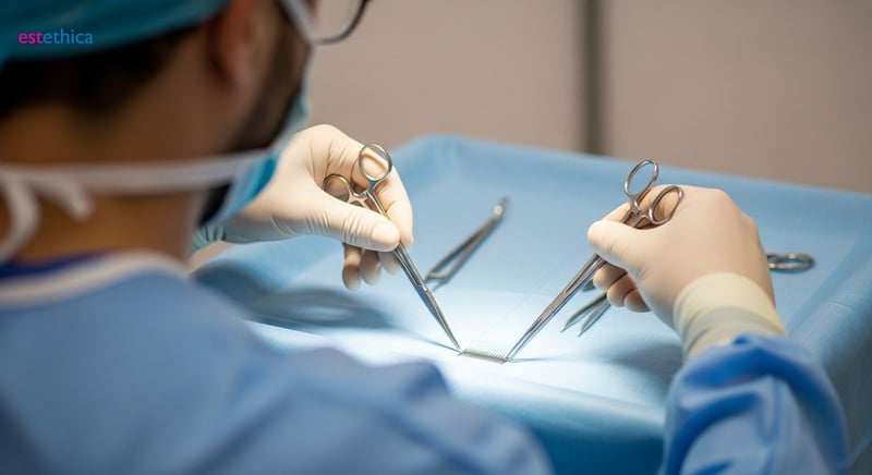 FUE beard hair restoration procedure