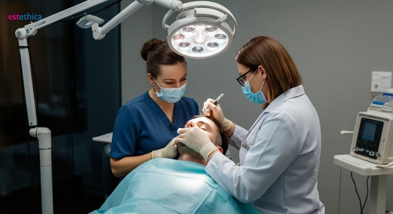 Follicular Unit Extraction (FUE) hair restoration technique