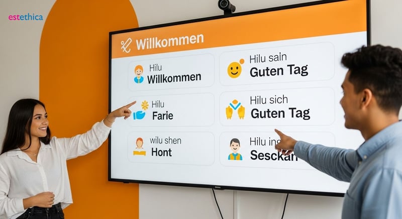 Formelle und informelle Begrüßungen in Deutsch