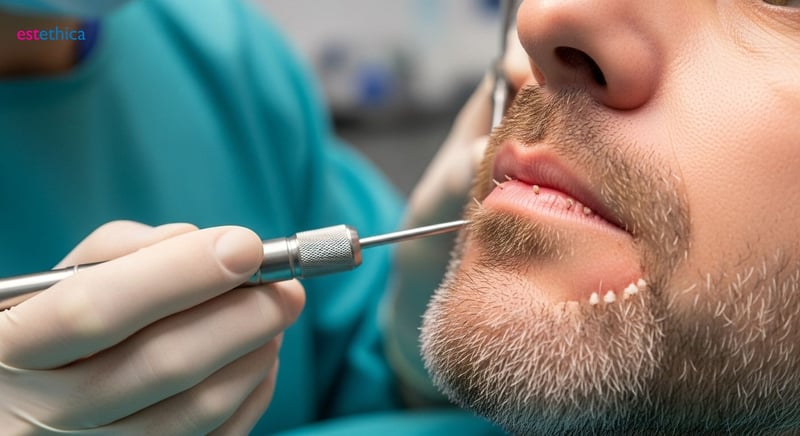 Пересадка бороды методом FUE: преимущества и особенности процедуры