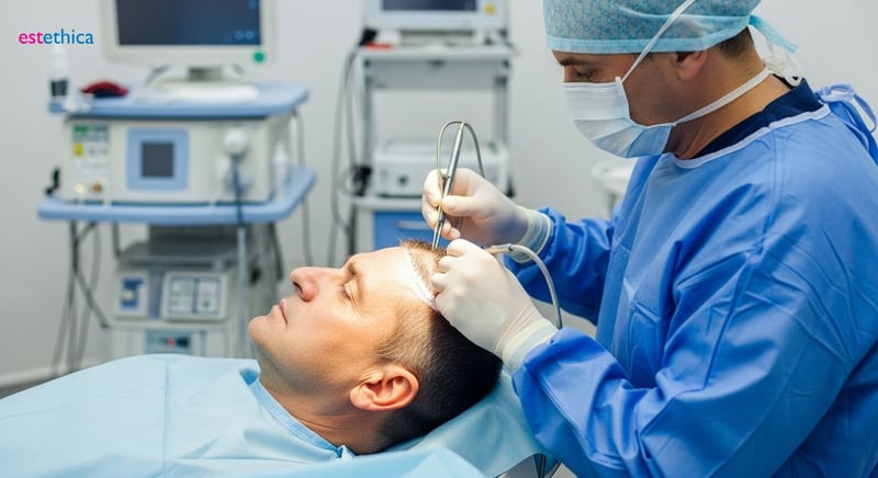 FUE присаждане на коса