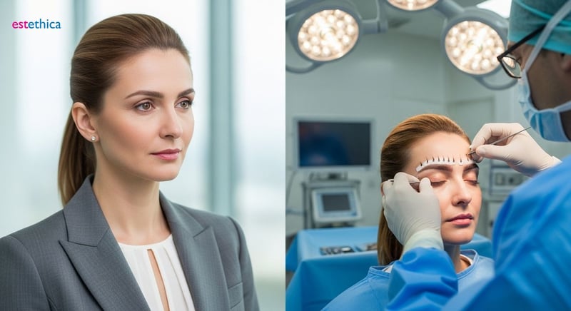 Трансплантация на вежди: FUE, DHI методи