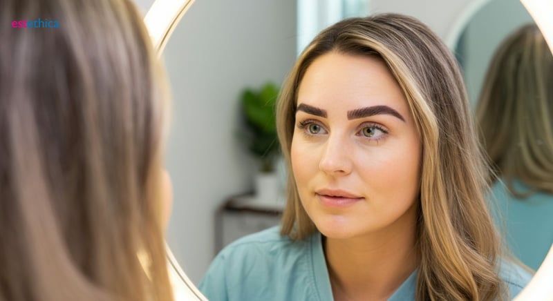 FUE Eyebrow: Follicular Unit Extraction technique illustration
