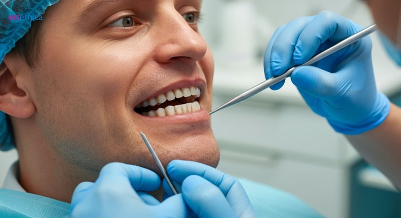 Full mouth dental implants for restoring bite