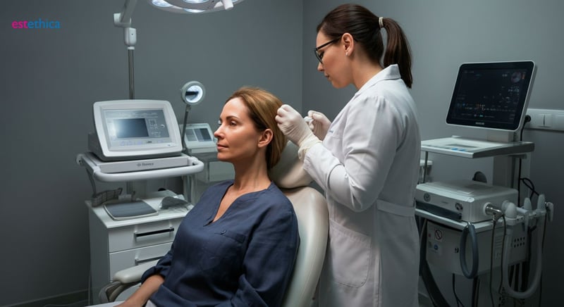 Gesichtschirurgie und Halsoperation Kombination