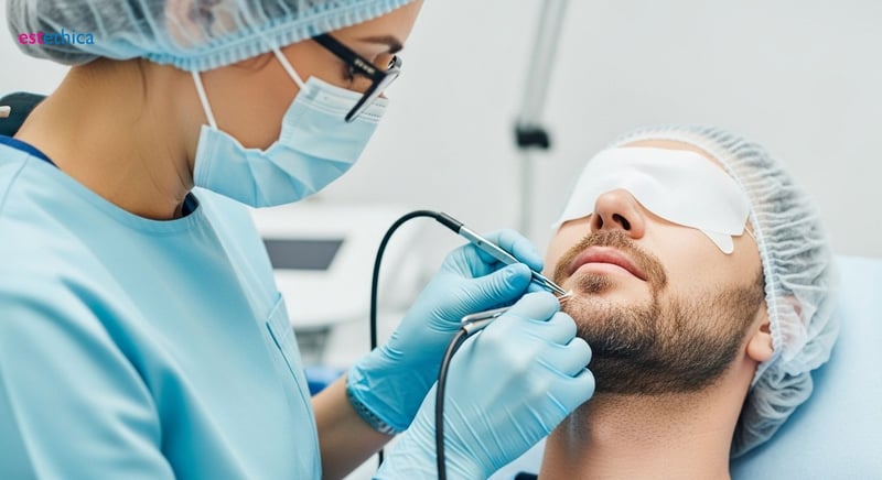 Greffe de barbe avant après : résultats étonnants