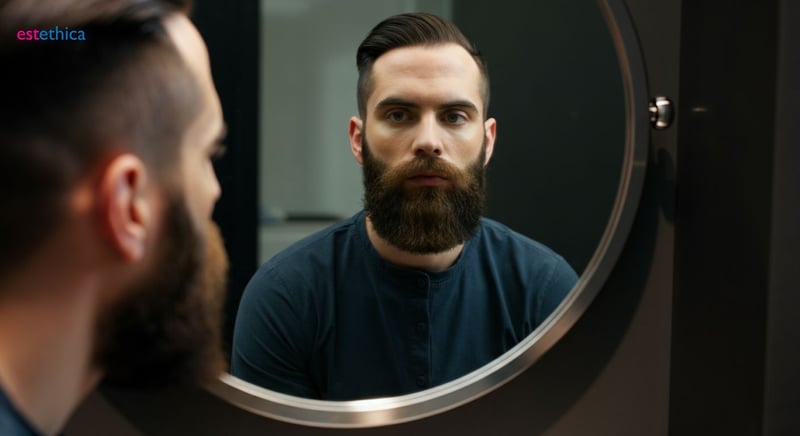Greffe de barbe pour barbe clairsemée