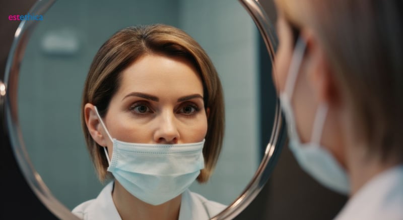 Gummy smile correction with lip lift procedure