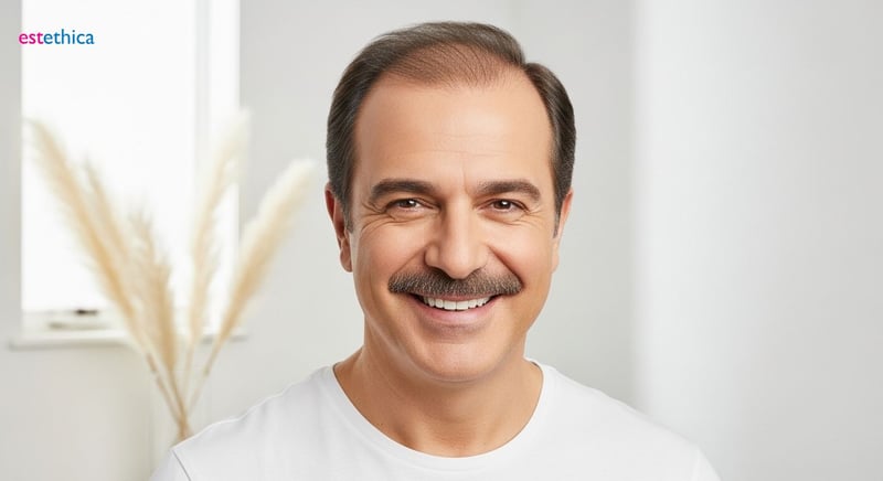 Hair transplant before and after transformation