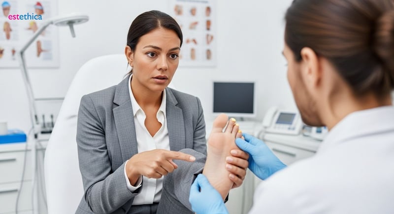 Hongos en las uñas: Primeros síntomas