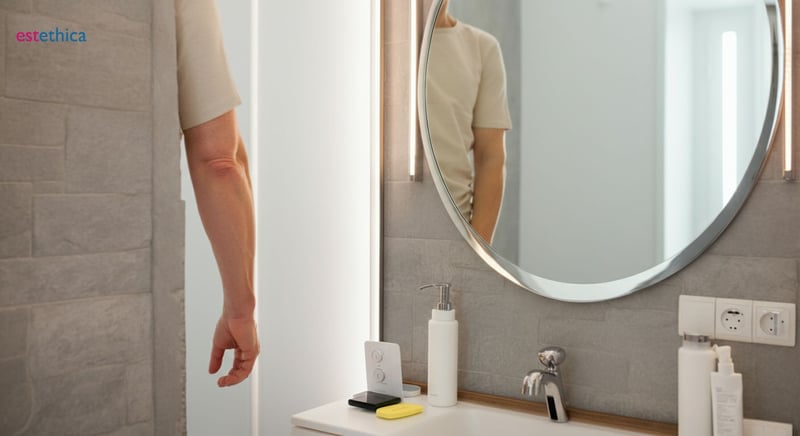 Body contouring process illustration