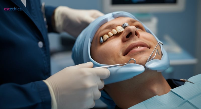 Dental implants step-by-step guide illustration