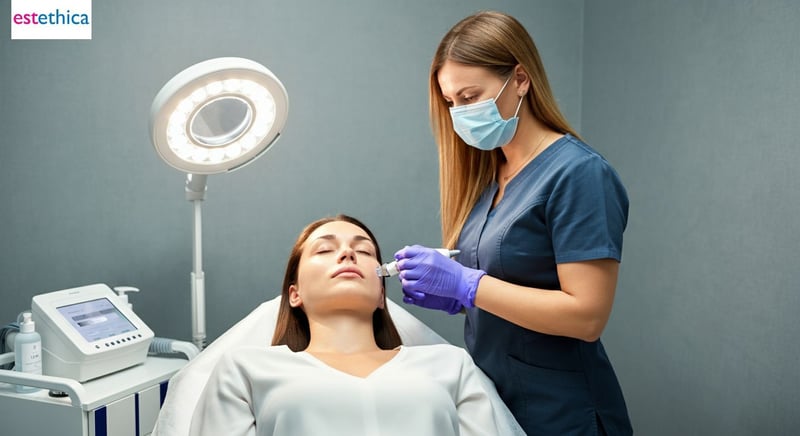 Skin rejuvenation before and after transformation