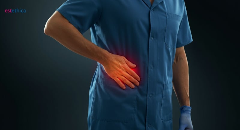 Stem cell therapy process illustration