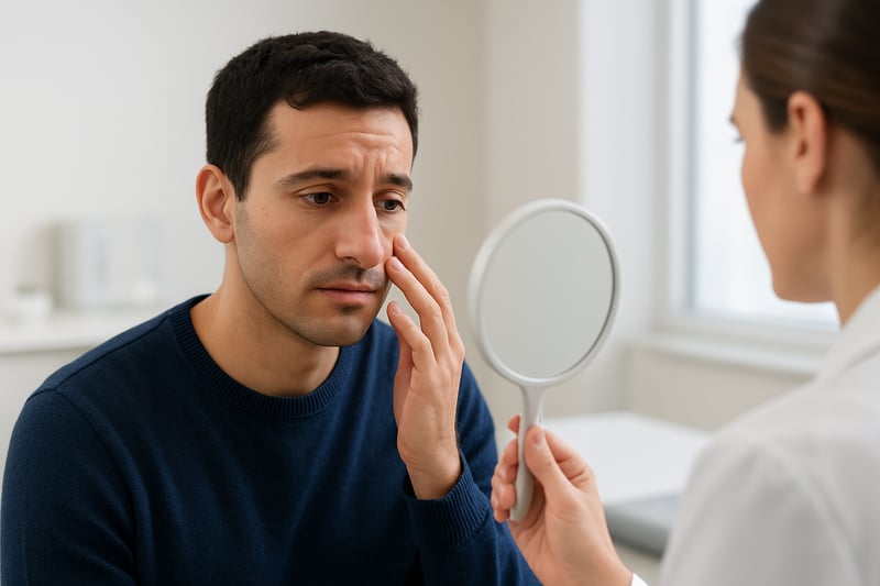 استشارة طبية قبل عملية تجميل الأنف وتصحيح الحاجز الأنفي