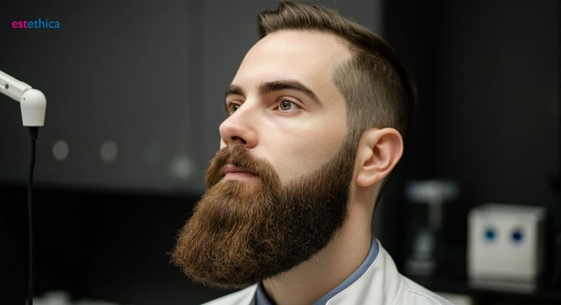Implantation de barbe : processus et résultats