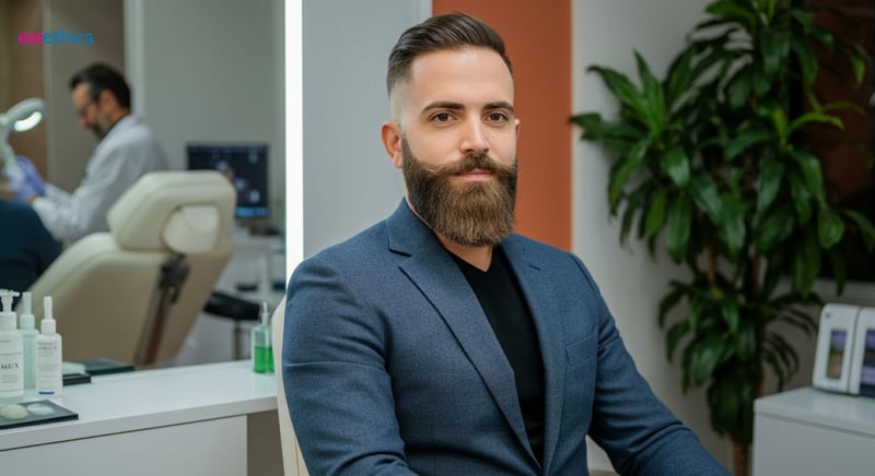 Implantation de barbe pour barbe clairsemée