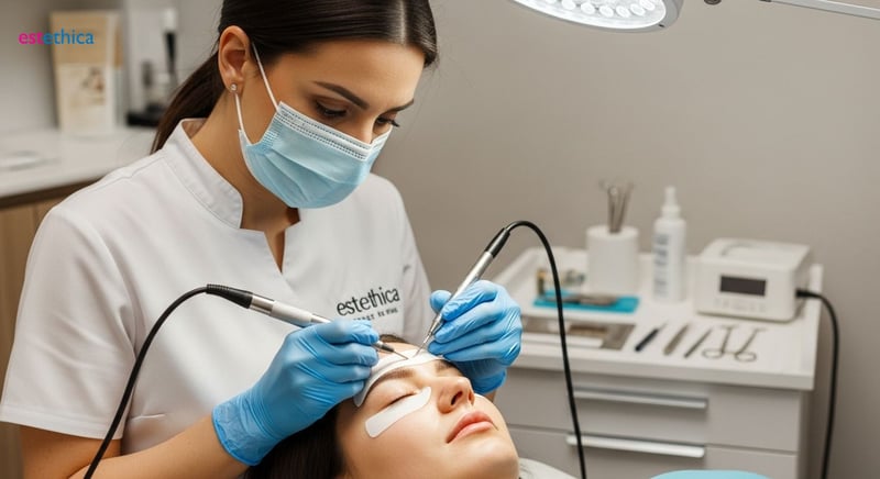 Implantation sourcils étape par étape
