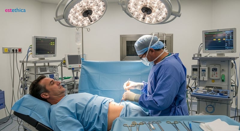 Implantes abdominales: Marcaje abdominal extremo