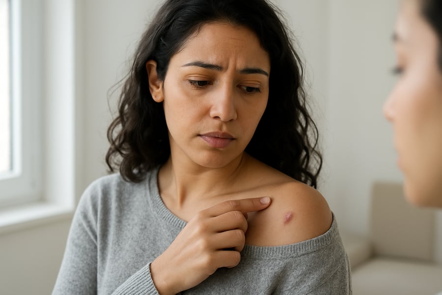 Initial Consultation for Keloid Scar Concern