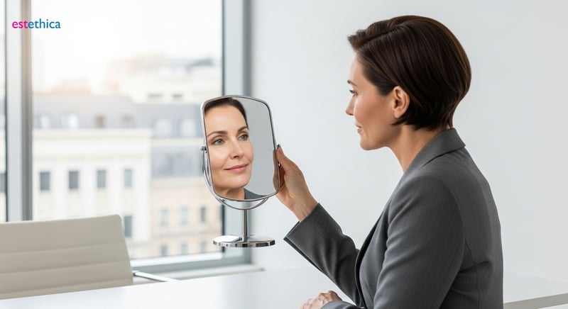 Injections esthétiques : contours visage redéfinis