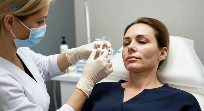 Inyección rejuvenecedora para piel joven