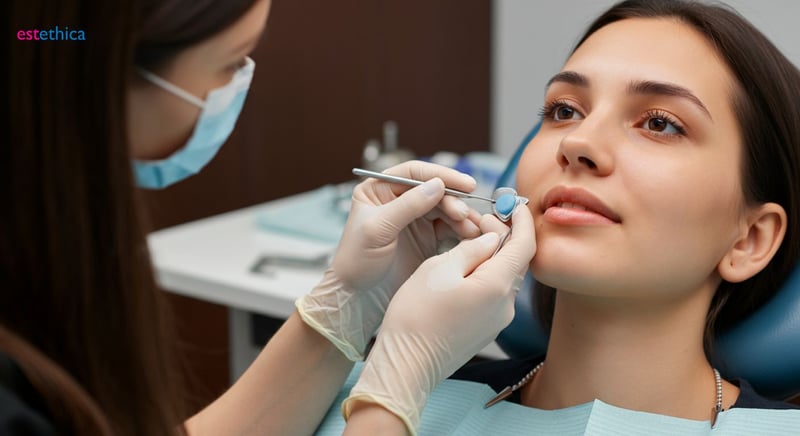 Keramik und Kunststoff Veneers Arten