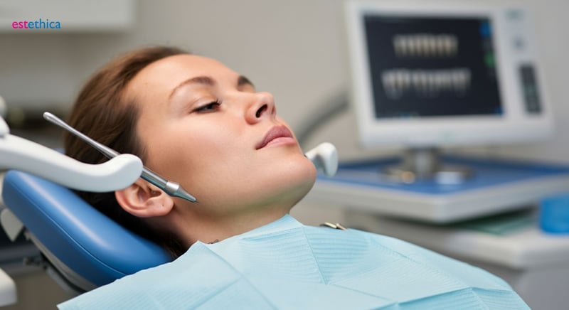 Titanimplantate für natürliche künstliche Zähne