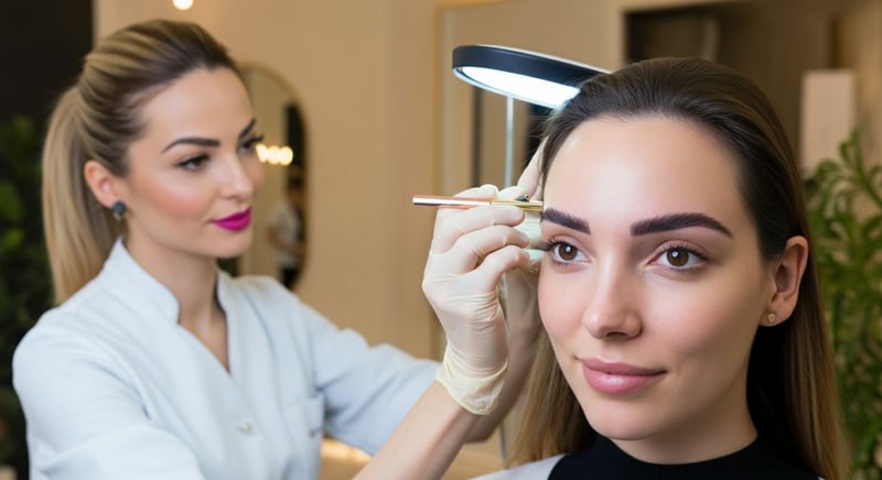 Greffe de sourcils pour sourcils clairsemés
