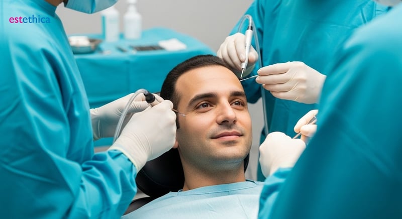 Injerto capilar FUE antes y después: Resultados reales