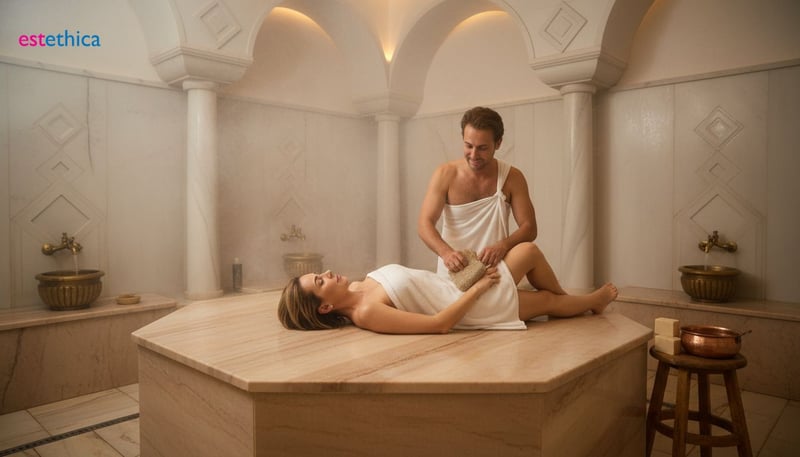 Beneficios de la Exfoliación en el Hamam: Piel Renovada