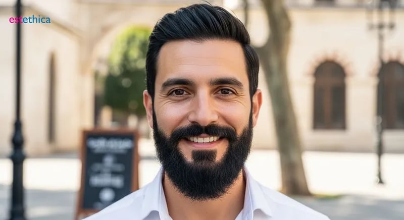 Résultats greffe de barbe avant après : Témoignages et photos.