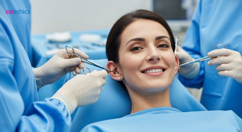 Résultats de l'opération des oreilles décollées