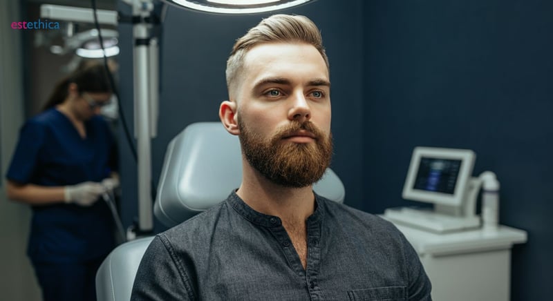 Avantages greffe de barbe pour apparence