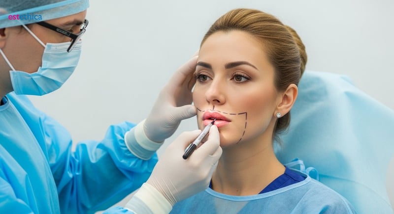 Lifting buza superioară: Înainte și după