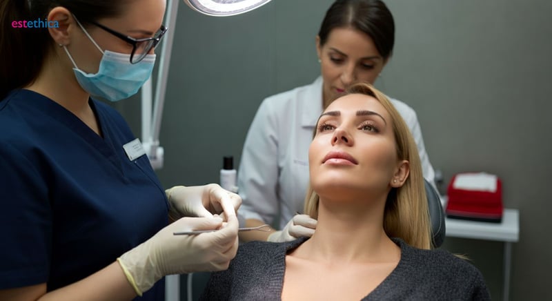 Lip augmentation for plumper lips
