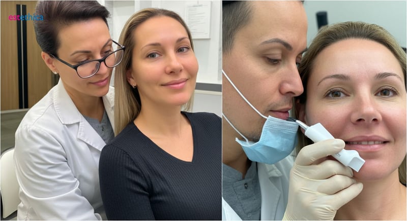 Lip lift before and after transformation results