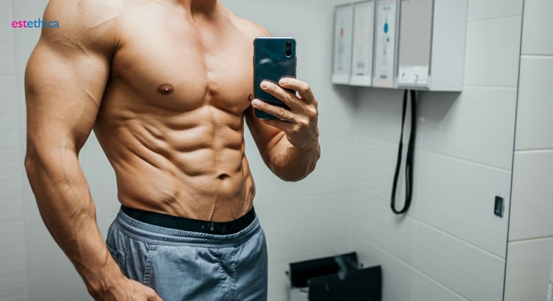 Resultados de lipoescultura abdominal de alta definición