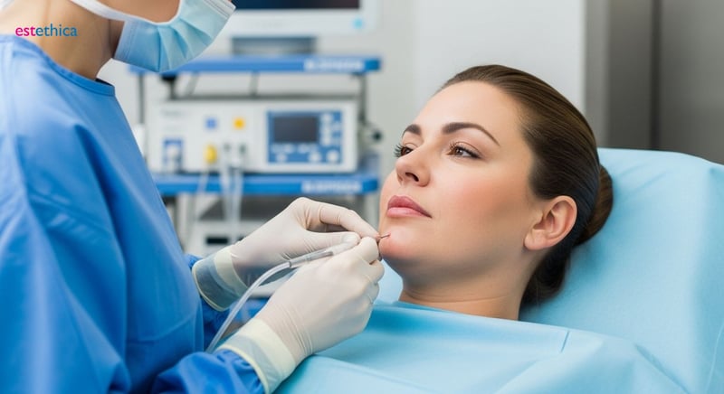 Liposucción de papada vs Lifting facial