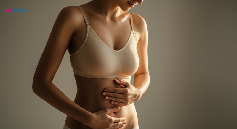 Liposuction process illustration