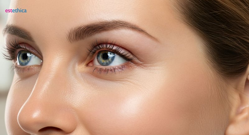 Lower eyelid lift procedure for eye bags and dark circles