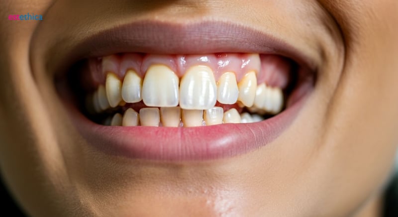 Verschiedene Arten von Veneers, einschließlich Lumineers