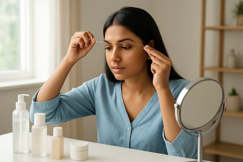 Mastering Eyebrow Threading Techniques at Home