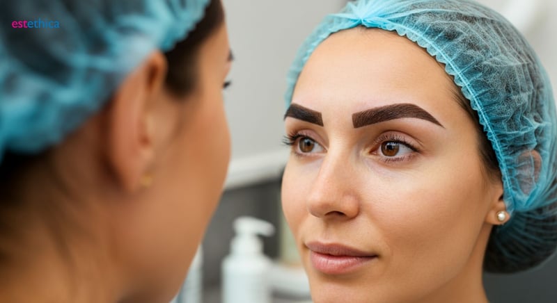 Microgreffe sourcils pour densification discrète