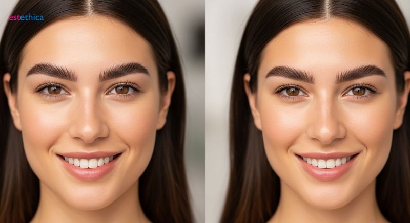 Microgreffe sourcils pour densification subtile
