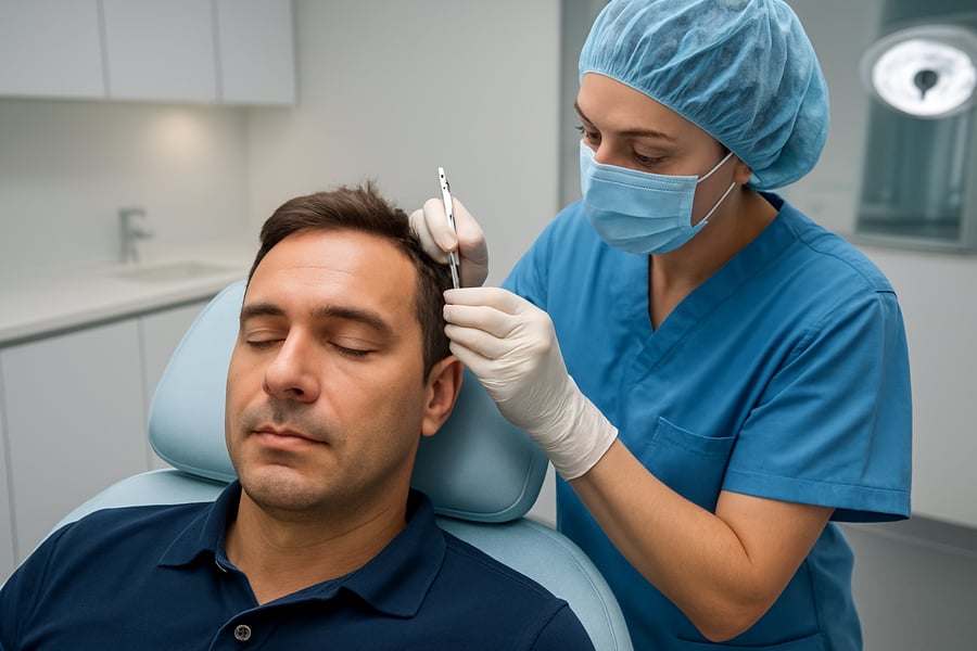 Modern FUE Hair Transplant Procedure