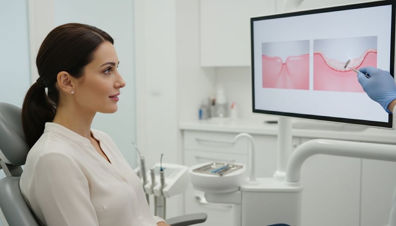 Simptome si Semne ale Gingiilor Retrase