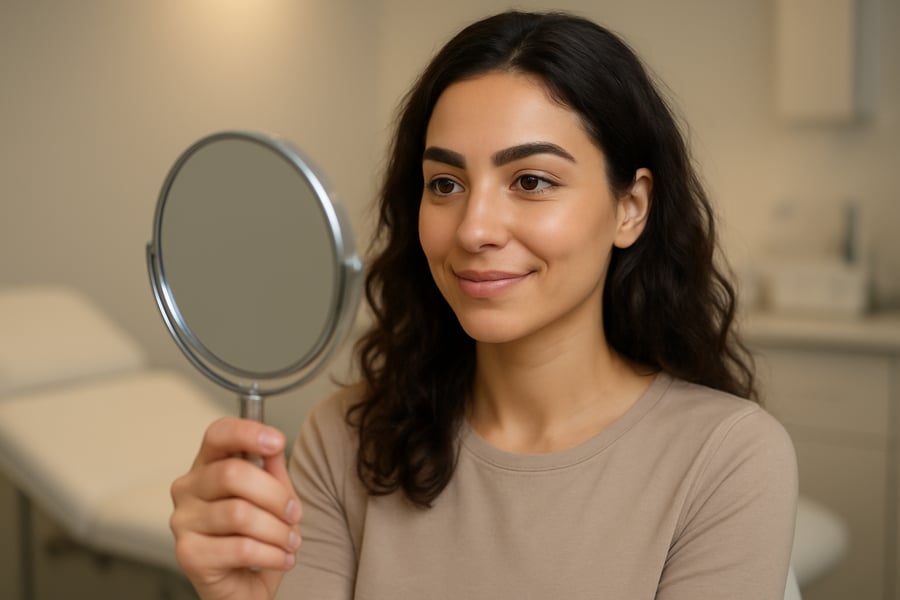 Natural Microblading Eyebrow Results