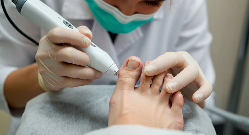 Tratamientos efectivos para uñas descoloridas por onicomicosis